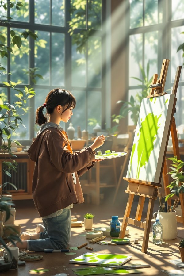画室的午后阳光 - 九九热在线视频青春校园剧海报
